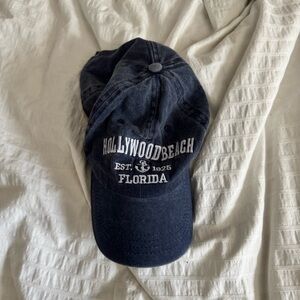 Navy Blue Hollywood Beach Cap